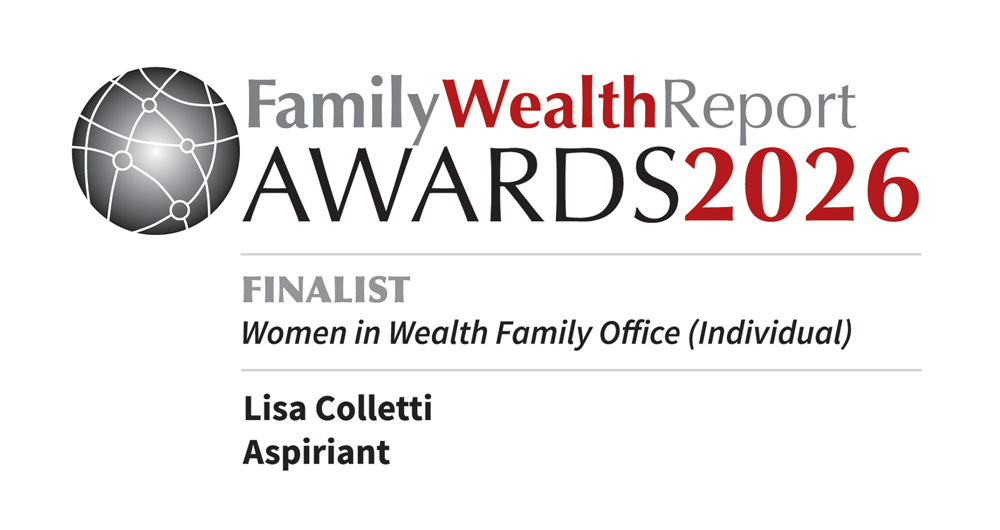Family Wealth Report Awards 2026 Lisa Colletti Aspiriant